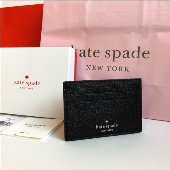 Kate Spade Joeley Glitter Slim CardHolder Gift Box - Picture 5 of 8
